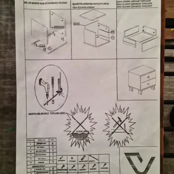 Vivense Komodin Montaj Kabusu