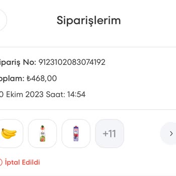 A101 Kapıda Siparişim Son Dakika İptal Edildi