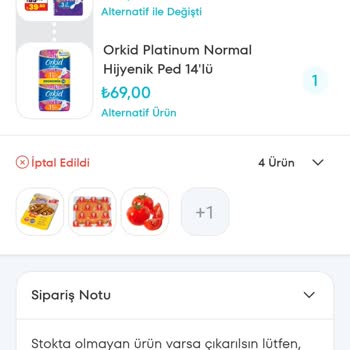 A101 Online Sipariş Hatası