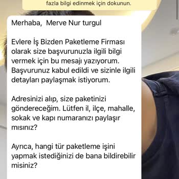 Evde Paketleme Türkiye EV'DE Paketleme İşi