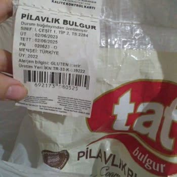Tat Gıda Tat Küflü Bulgur Paketi