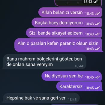 Telegram Evden Çalışmak İmkanıyla 2500 TL Kaptırdım