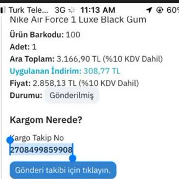 Nike Ürün İadesi Sorumsuzluğu Epttavm