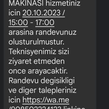 Vestel Servis Sorunu. Randevu Veriyorlar Gelmiyorlar