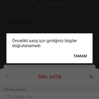 Passolig Bilet Alamıyorum Hata Veriyor