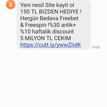 Vodafone +44 Lü Numaralardan Gelen Mesaj
