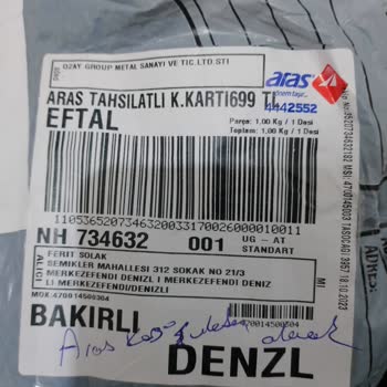 Aras Kargo İle Verdiğim Siparişte Yaşadığım Mağduriyet