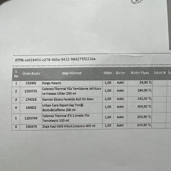 Watsons Eksik Ürün Gönderimi