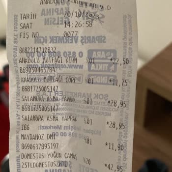 Şok Market Salamura Yapraktan Salyangoz Çıktı