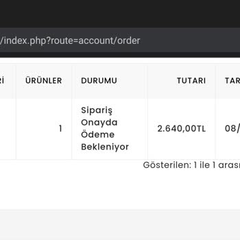 Geldimarket Aldığım Ürünün Kargolanmaması.