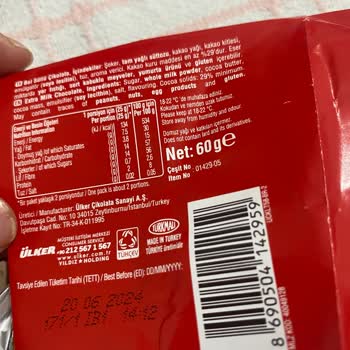 Ülker'in Kara Sütlü Çikolatasını Aldık Çikolata Bembeyaz Çıktı