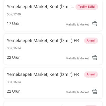Yemeksepeti Para İadesi Yapılmıyor