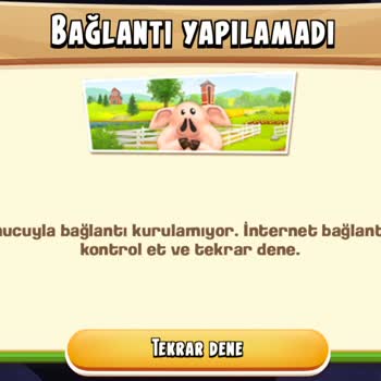 Hay Day İnternet Bağlantı Sorunu