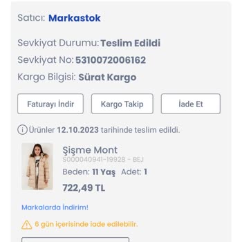 Sürat Kargo Teslim Edilmeyen Kargo