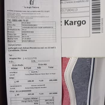 Tonny Black Siparişimin Eksik Ve Fazla Gelmesi