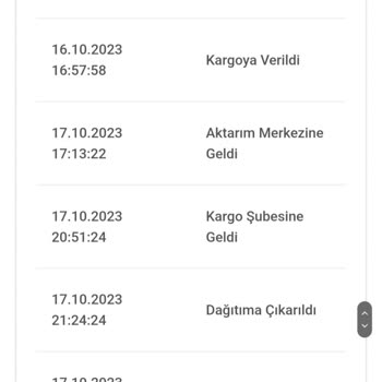 Bir Günde Kargo Şirketinin Mağduriyeti Kargomu İade Etmiş.