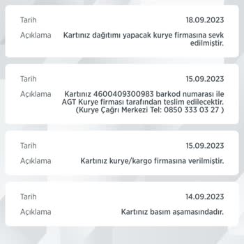 Ziraat Bankası Ziraat Genç Kartım Kartım Gelmiyor