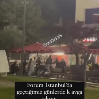 Forum İstanbul AVM Güvenlik Amirinin Korkaklığı
