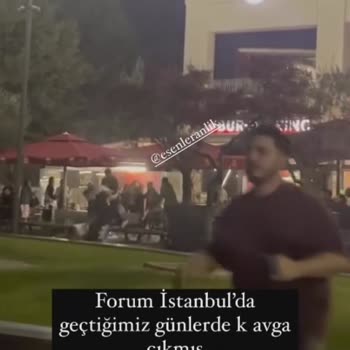 Forum İstanbul AVM Güvenlik Amirinin Korkaklığı