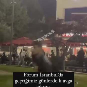 Forum İstanbul AVM Güvenlik Amirinin Korkaklığı
