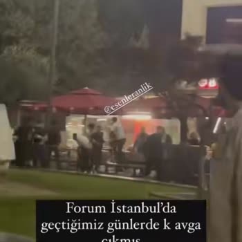 Forum İstanbul AVM Güvenlik Amirinin Korkaklığı