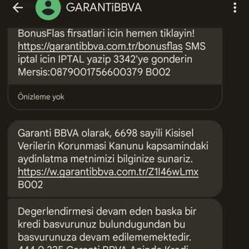 Garanti BBVA Kendi Kendine Kredi Kartı Ve Kredi Başvurusu Yapıyor