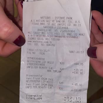 Watsons Fişim Olmasına Rağmen Defolu Ürünün Değiştirilmemesi