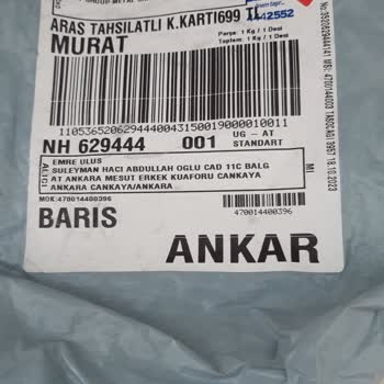 Aras Kargo Bir Kargo Şirketi Hakkındaki Şikayetim