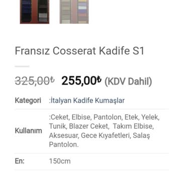 Kumaskapimda.com Haksız Fiyat Artışı