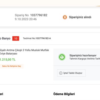 Fildişi Armatür Siparişi 10 Gün Sonra Kargoladı