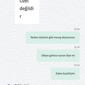 Betpark SMS İstemiyorum. Bıktırdılar