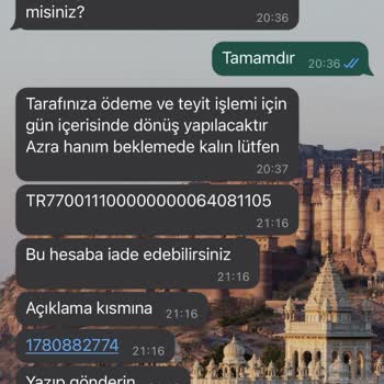 İlkay Vakfı'ndan Alınan 3000 TL Burs İçin Yapılan İşlemleri Kabul Etmiyorum