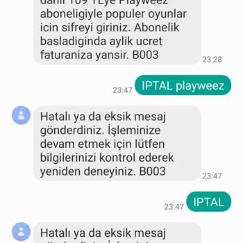 Playweez Üyelik İptal Sorunu Ve Kendi Kendine Üye Yapma Sorunu