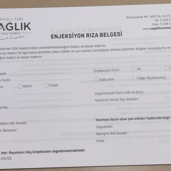 Denizli Özel Sağlık Hastanesinin Haksız Uygulaması