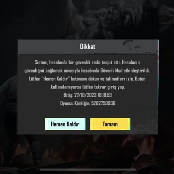 PUBG (Pubgmobile.com) Hesabıma Giremiyorum Yardımcı Olur Musunuz