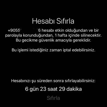 Telegram'da Onayım Olmadan Bilgim Dışında Benim Adıma Hesap Açılmış