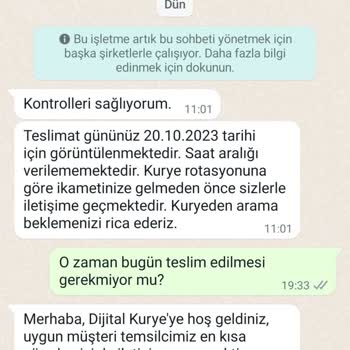 Dijital Kurye Kurye Hattımı Getirmiyor