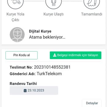 Dijital Kurye Kurye Hattımı Getirmiyor