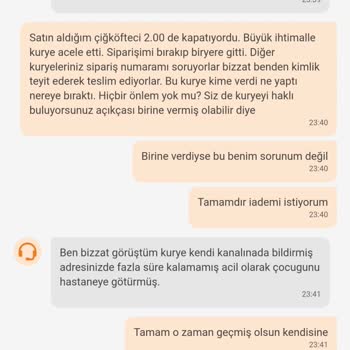 Trendyol Yemek Siparişi Teslim Edildi, Ama Edilmedi