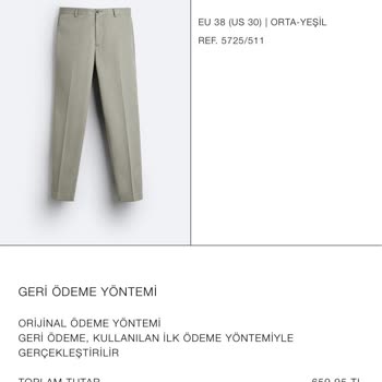Zara İade Onay Gecikmesi