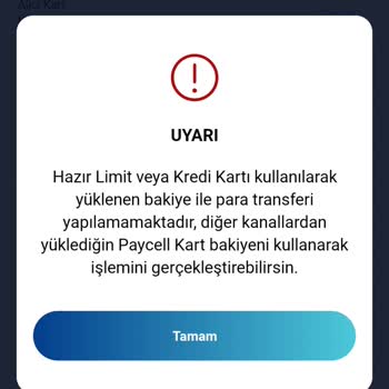 Paycell Hazır Limit Ve Para Transferi
