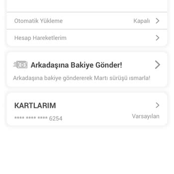 Martı Cüzdan Bakiye İadesi