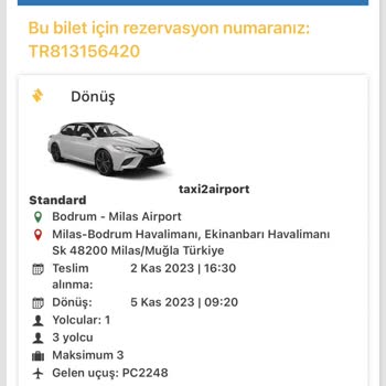 Cartrawler Firmada Muhatap Bulamıyoruz