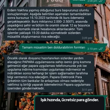 e-burs.org Öğrenci Burs Yanıltması