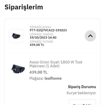 Leaf Home Ürünüm Kargolanmadı,Hala Gelmedi