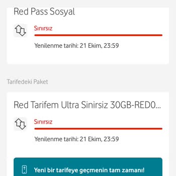 Vodafone Sınırsız İnternet Paketim Var Ama İnternetim Bitiyor.