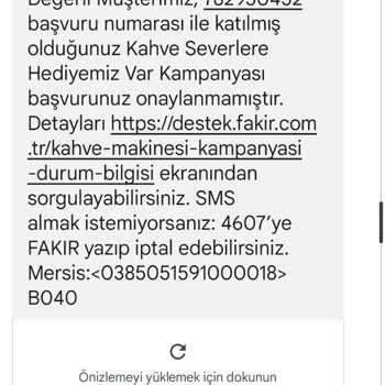 Taşpınar Alışveriş Merkezleri Filtre Kahve Makinesi 7 Aydır Gelmiyor.