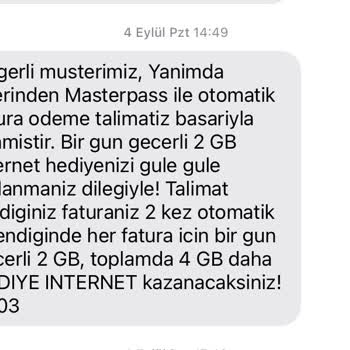 Vodafone Eksik Ve Tanımlanmayan Promosyonlar