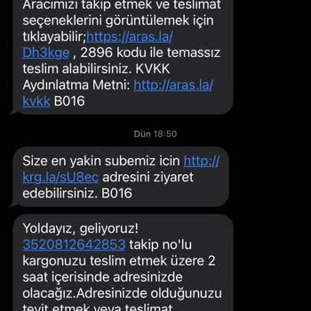 Aras Kargo 3 Günde Kargomu Teslim Edemedi