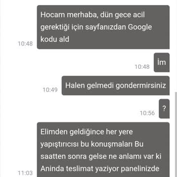 Google Play Kodu Alma Sayfası Sorunu